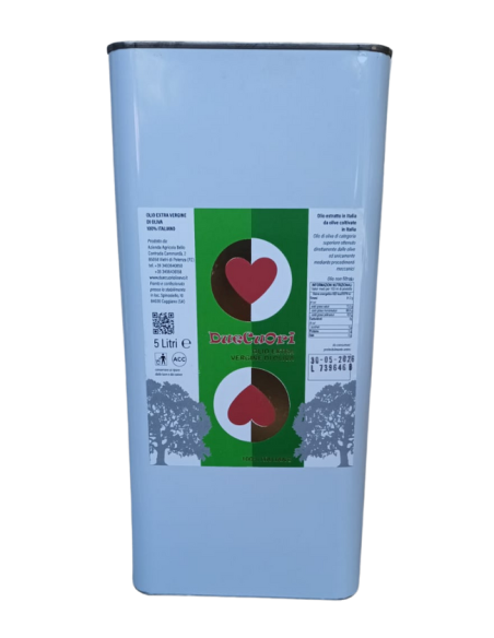 Tanica olio extravergine di oliva 5L artigianale – DueCuori